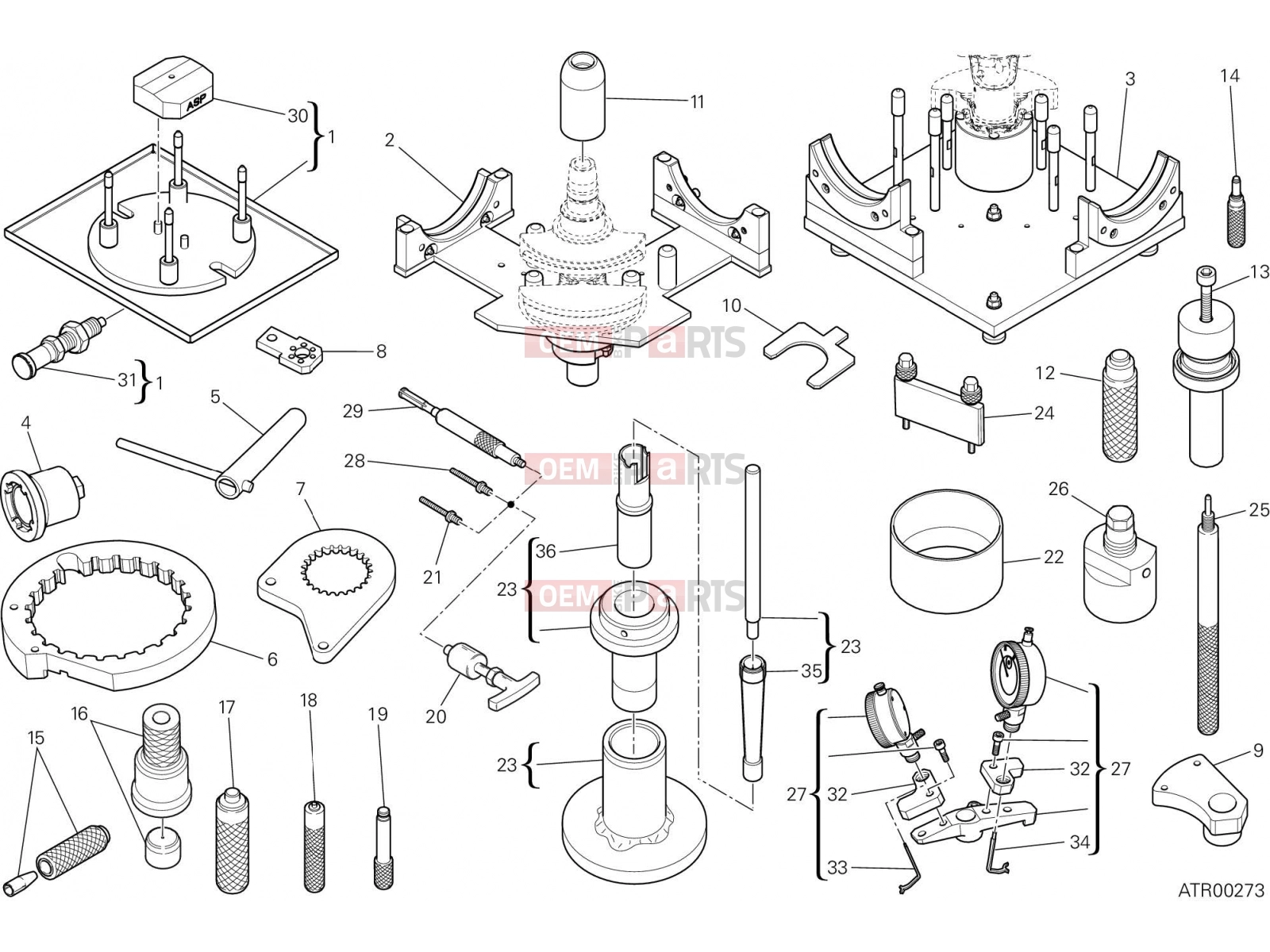 DUCATI 2023 Panigale V2 WORKSHOP SERVICE TOOLS (ENGINE)