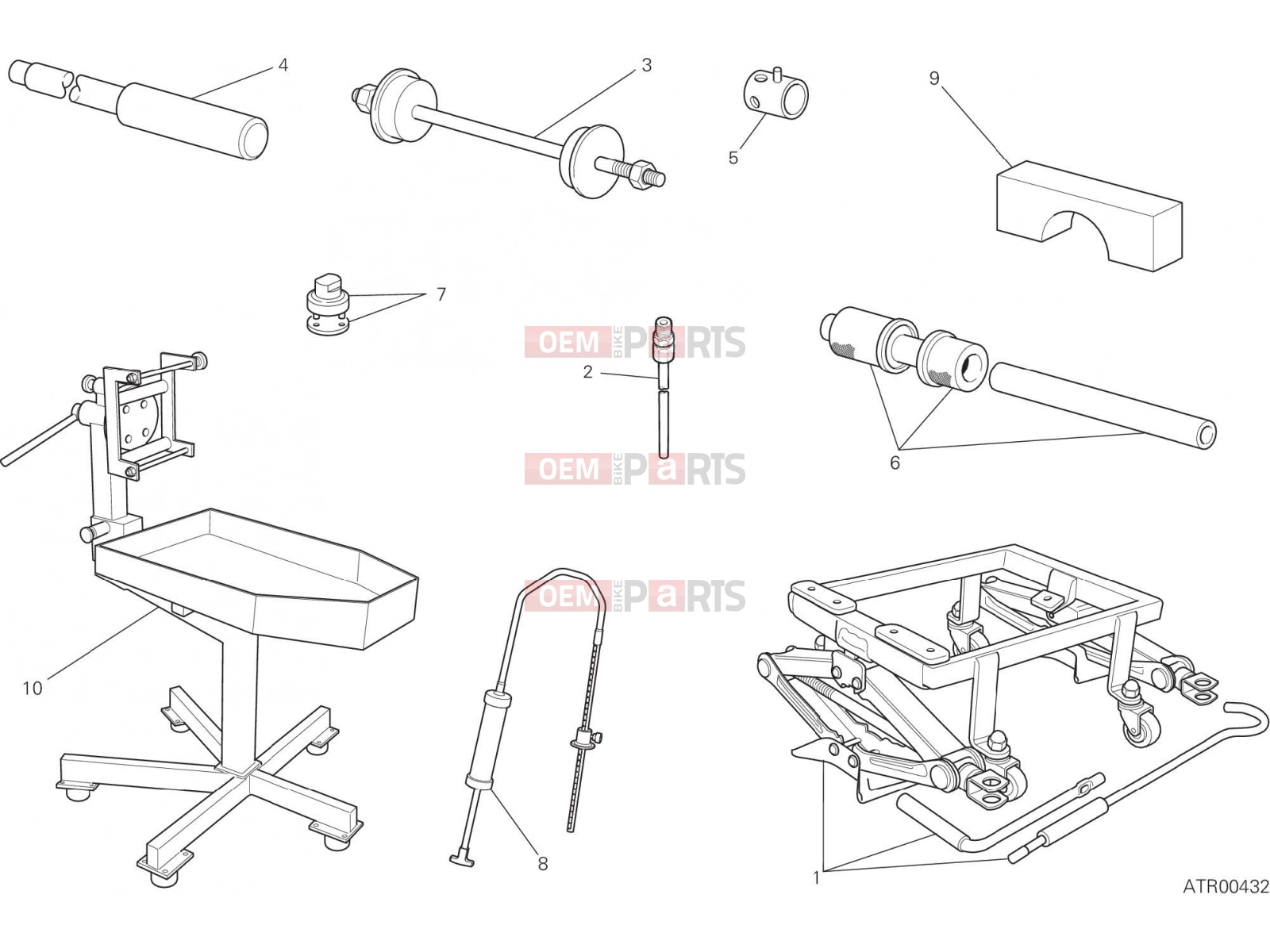 DUCATI 2022 Monster + WORKSHOP SERVICE TOOLS (FRAME) [MOD:M937+]