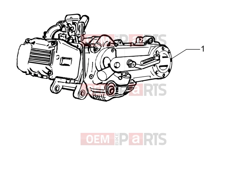 PIAGGIO Fly 50 2T Engine » Engine, assembly