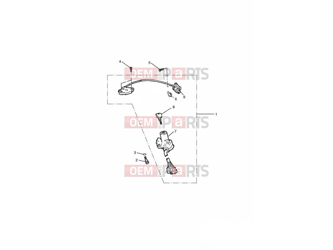 Triumph 1995 THUNDERBIRD Ignition Switch/Seat Lock  » 56491
