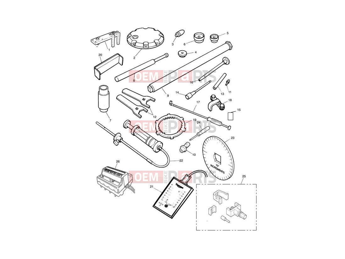 Triumph 1995 THUNDERBIRD Service Tools