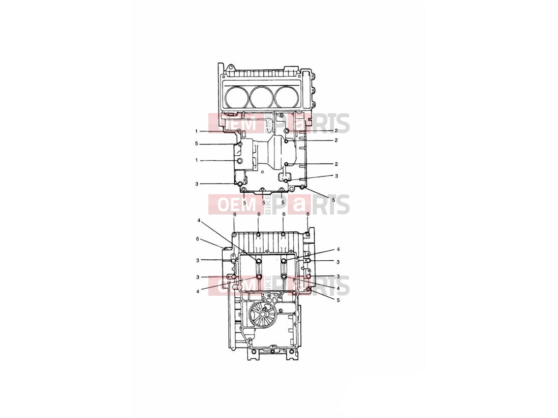 Triumph 1995 THUNDERBIRD Crankcase Fixings