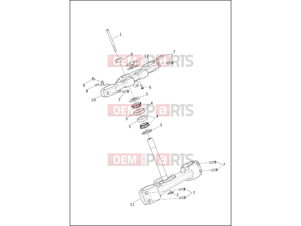 Harley-Davidson 2021 SOFTAIL SOFTAIL SLIM  - FLSL FORK BRACKETS, FRONT - FXFBS