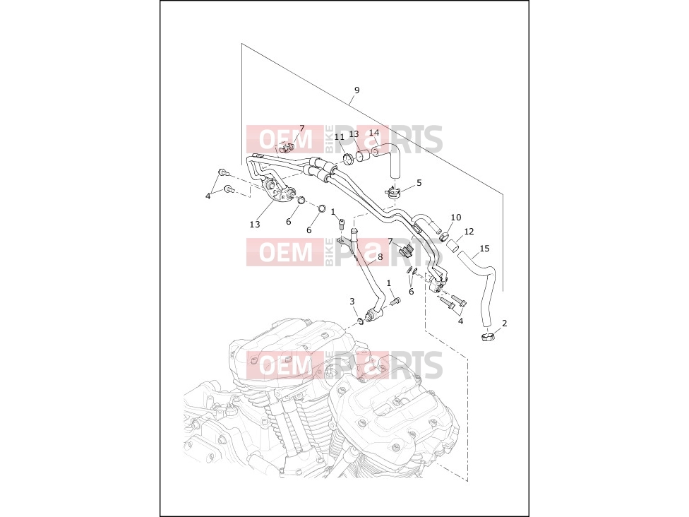 Harley-Davidson 2020 SOFTAIL SOFTAIL FXDR 114  - FXDRS COOLING SYSTEM, ENGINE, AIR-COOLED