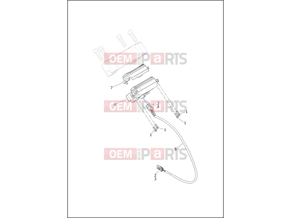 INSTRUMENTS - FXBB, FXBR, FXBRS - Harley-Davidson SOFTAIL FAT BOB - FXFB 2019