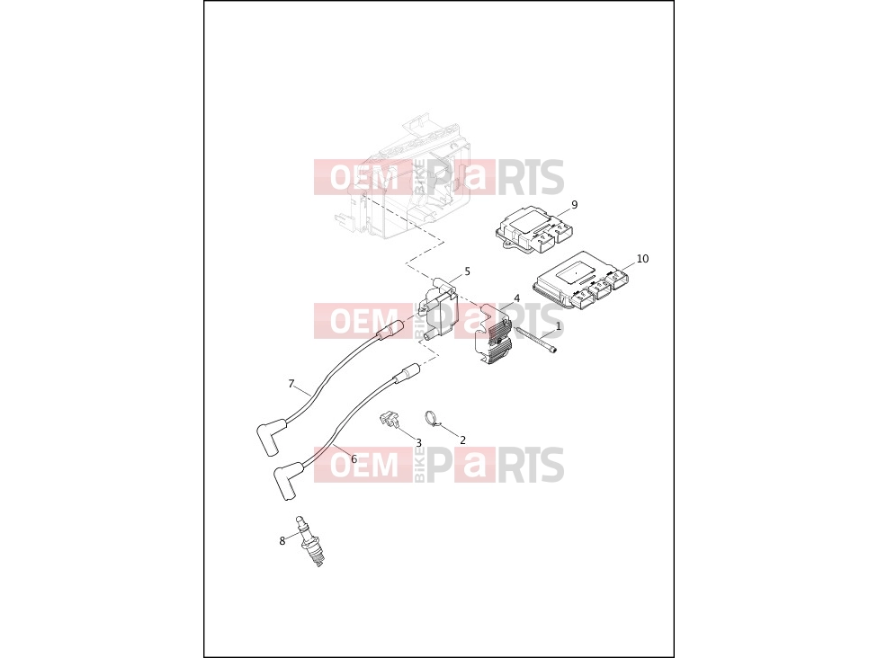 Harley-Davidson 2016 DYNA DYNA FAT BOB  - FXDF ELECTRONIC CONTROL MODULE (ECM) AND COIL