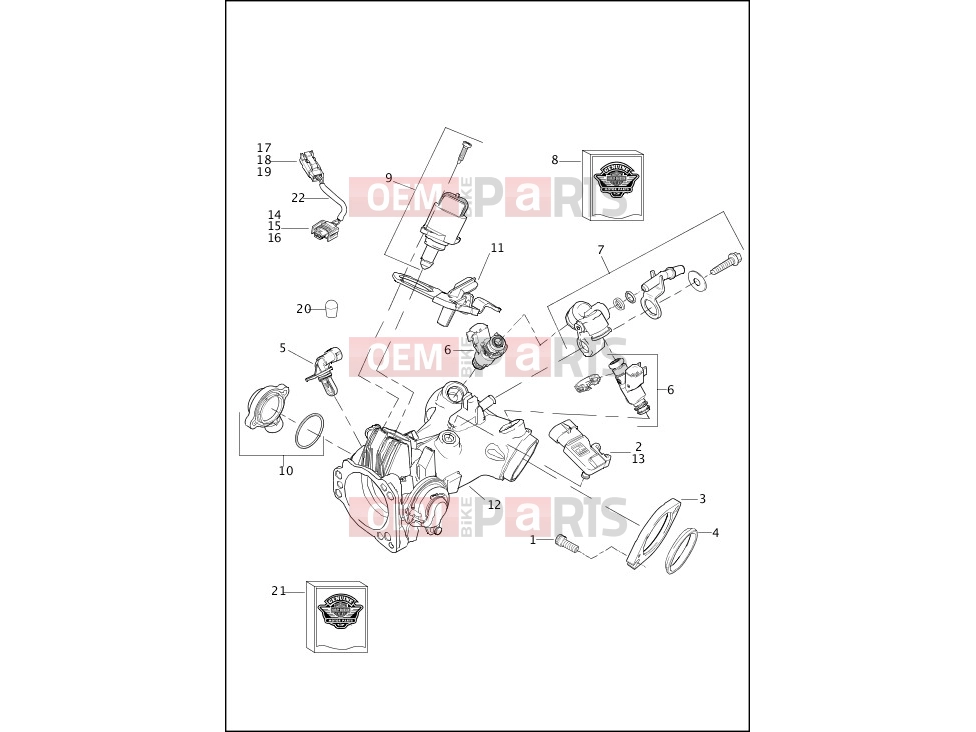 Harley-Davidson 2014 DYNA DYNA SUPER GLIDE CUSTOM  - FXDC INDUCTION MODULE, FUEL