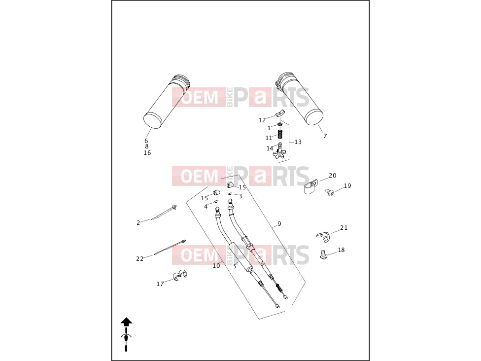 Harley-Davidson 2014 DYNA DYNA SUPER GLIDE CUSTOM  - FXDC 103 THROTTLE CONTROL
