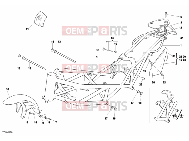DUCATI 2001 Monster S4 FRAME » FRAME