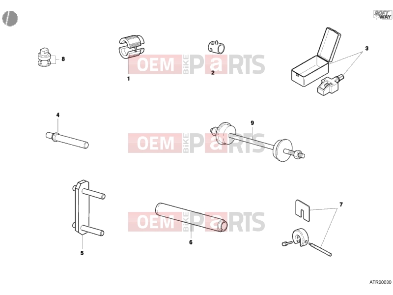 DUCATI 2001 Monster S4 WORKSHOP SERVICE TOOLS, FRAME » FRAME