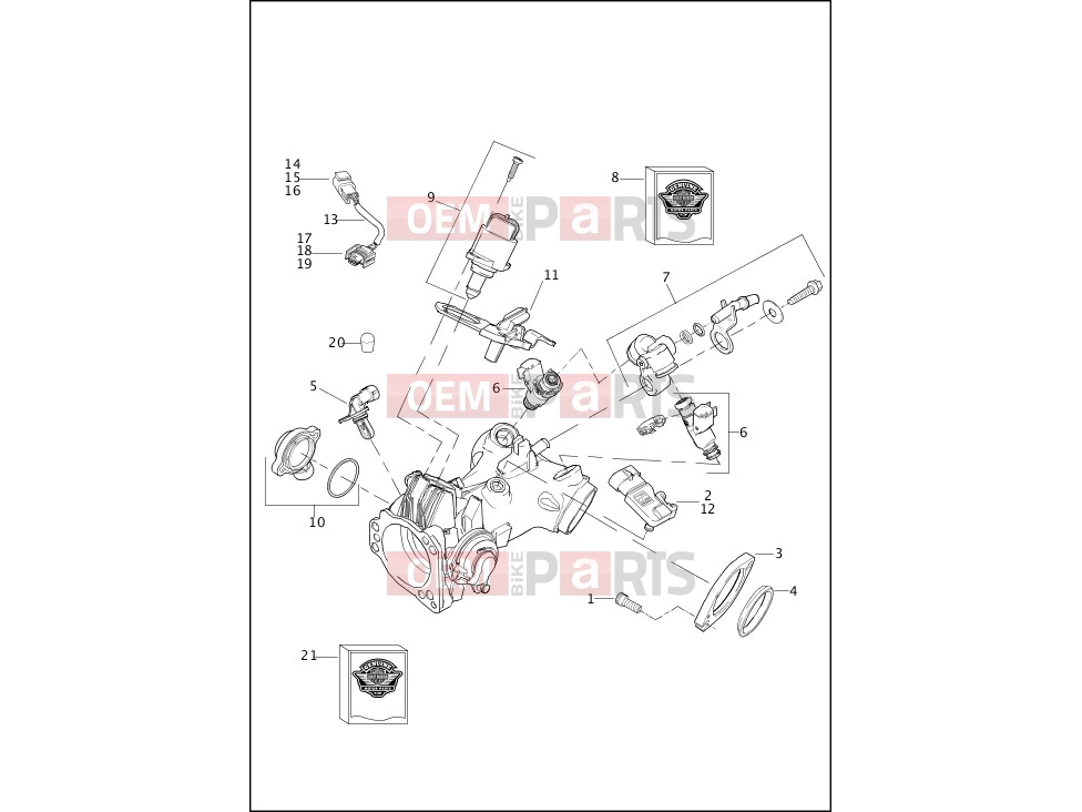 Harley-Davidson 2013 DYNA DYNA SUPER GLIDE CUSTOM  - FXDC INDUCTION MODULE, FUEL