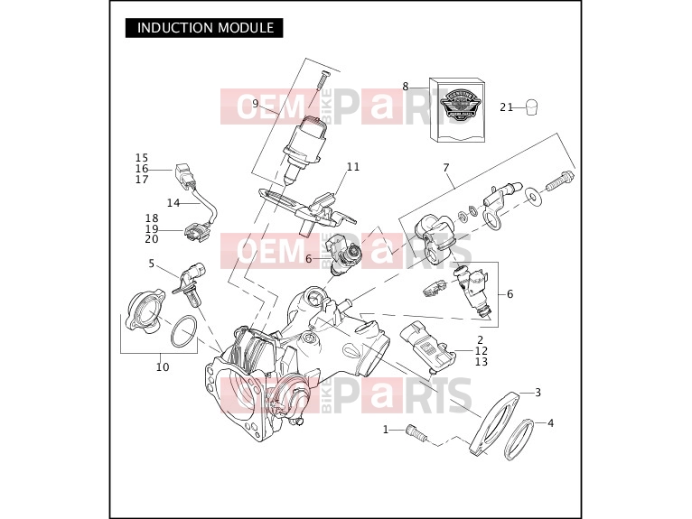 Harley-Davidson 2009 DYNA DYNA SUPER GLIDE CUSTOM  - FXDC INDUCTION MODULE