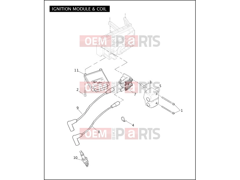 Harley-Davidson 2008 CVO/CUSTOM CVO DYNA  - FXDSE2 IGNITION MODULE & COIL