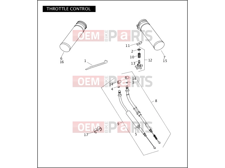 Harley-Davidson 2007 DYNA DYNA SUPER GLIDE  - FXD THROTTLE CONTROL