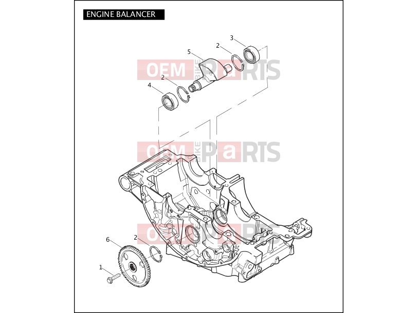 Harley-Davidson 2004 VRSC VRSCB V-ROD 98  - VRSCB 98 ENGINE BALANCER