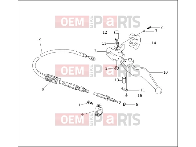Harley-Davidson 2002 SOFTAIL SOFTAIL DEUCE  - FXSTD CLUTCH CONTROL