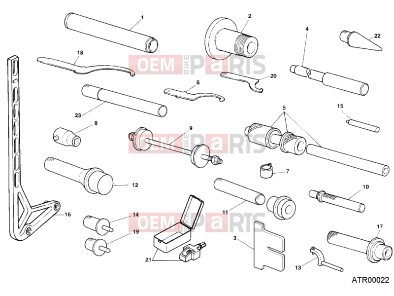 DUCATI 2000 Superbike 996 RS WORKSHOP SERVICE TOOLS, FRAME » FRAME