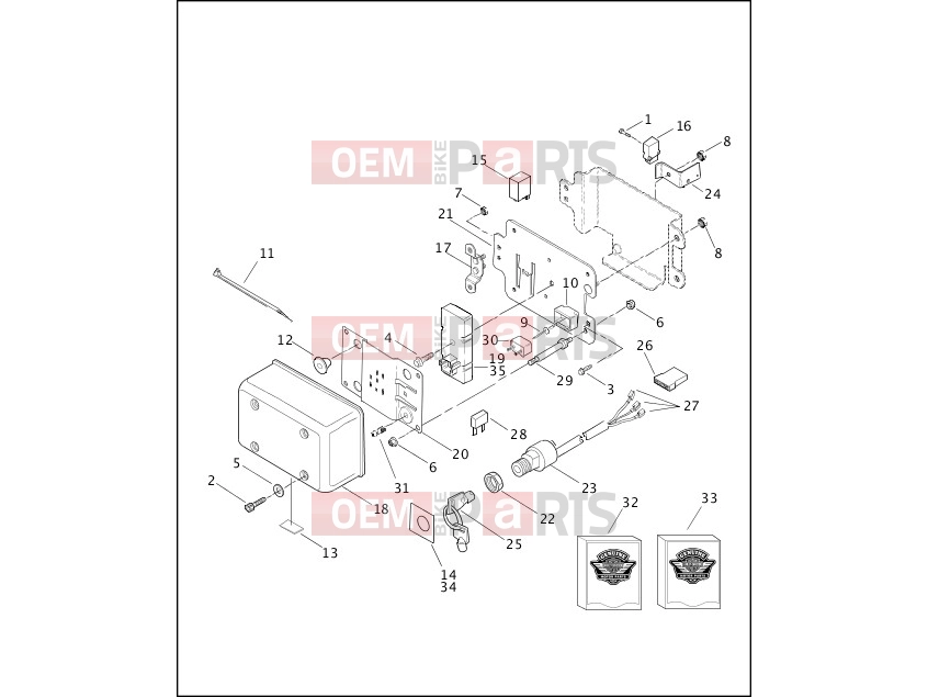 Harley-Davidson 2000 DYNA DYNA SUPER GLIDE  - FXD SWITCHES & CIRCUIT BREAKERS