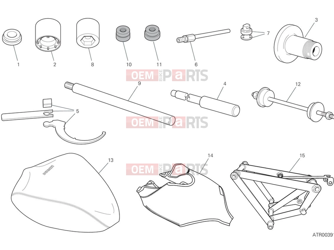 DUCATI 2024 Panigale V4 SP2 Workshop service tools (frame)