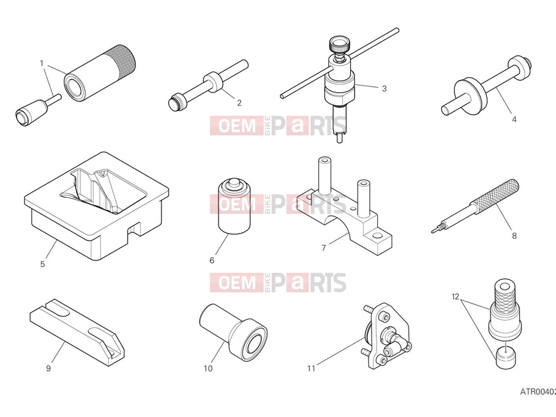 DUCATI 2024 Panigale V4 Workshop service tools (engine 2)