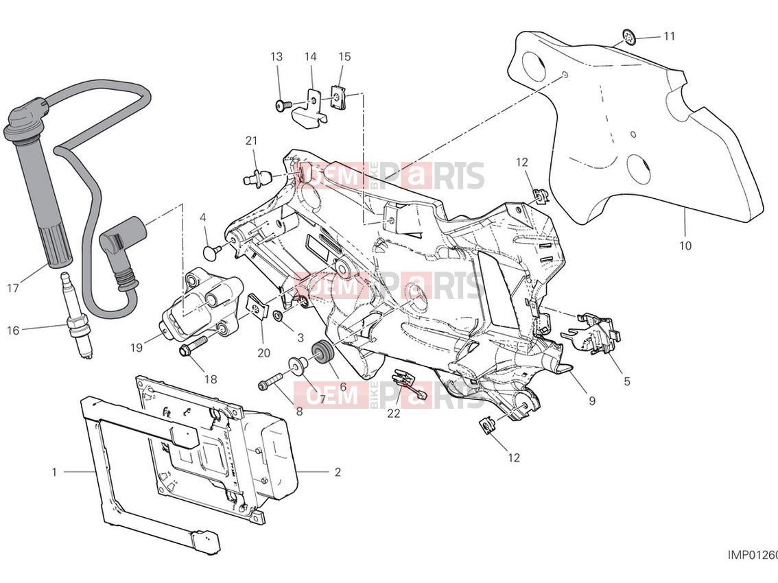 DUCATI 2024 Panigale V2 Right side electrical system