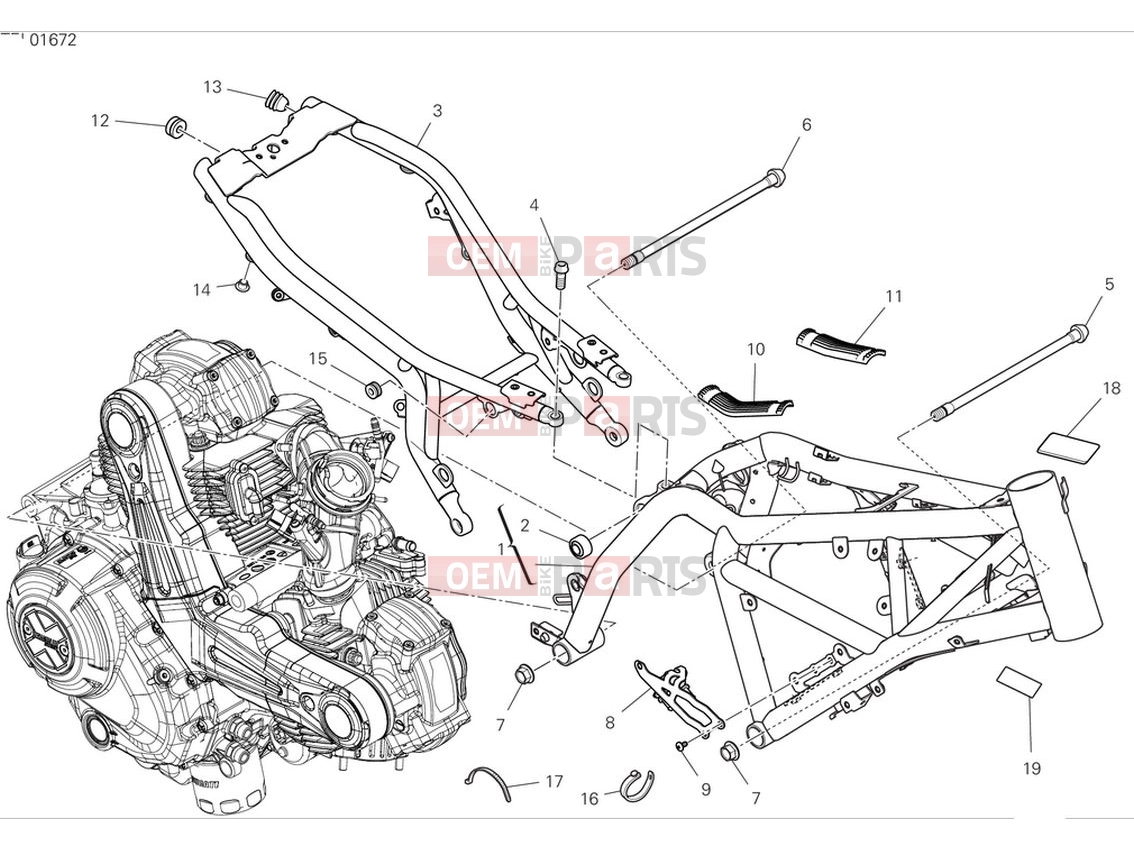 DUCATI 2024 Scrambler Nightshift Frame