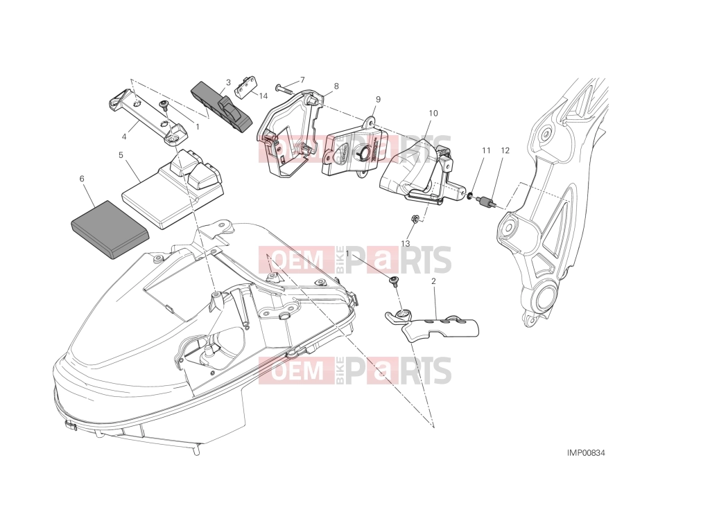 DUCATI 2013 Diavel Strada ENGINE CONTROL UNIT