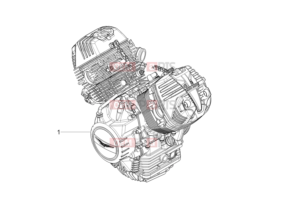 Engine » Engine-Completing part-Lever - Motoguzzi V85 TT E5+ (EU) 2025