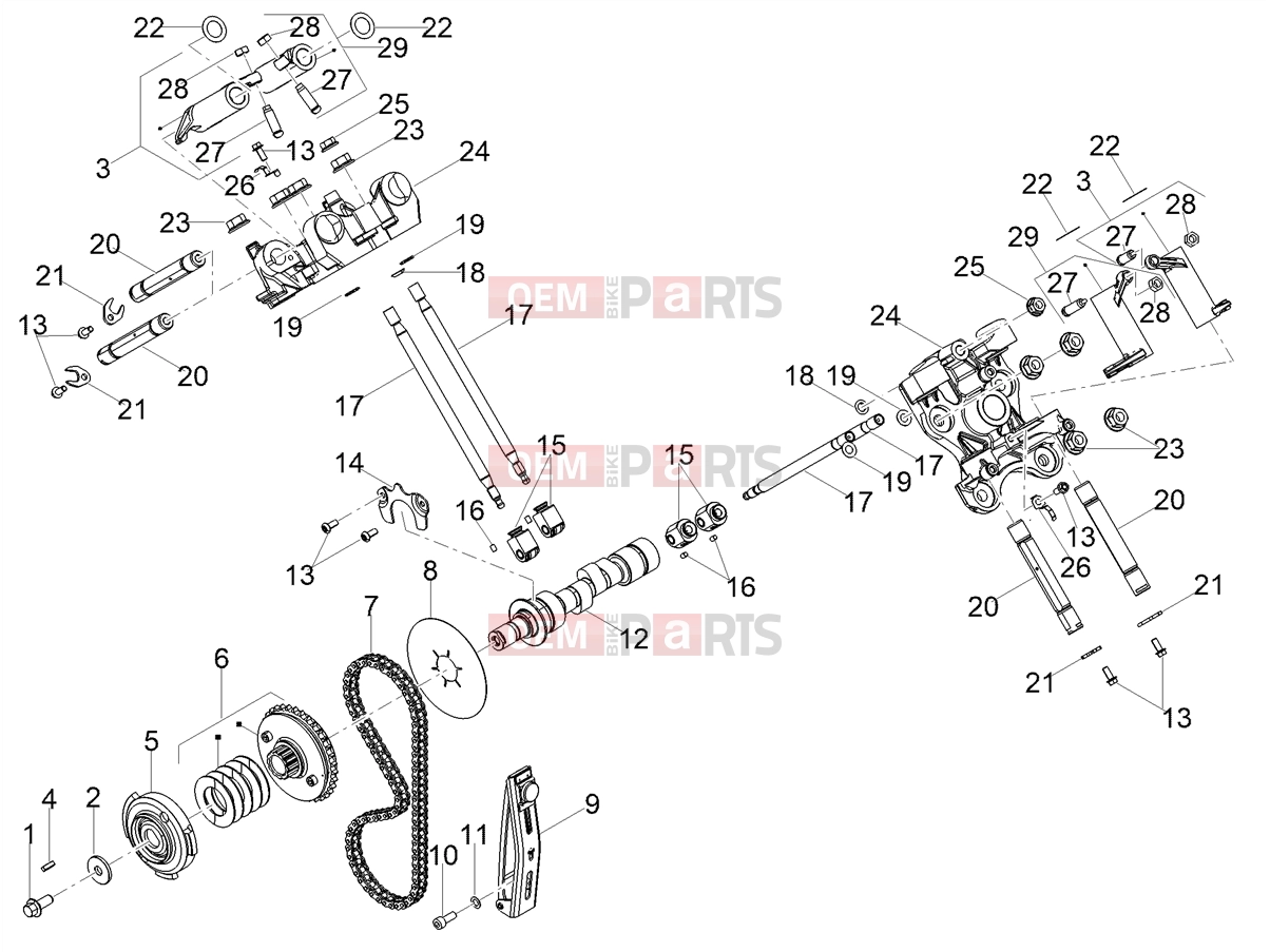 MOTOGUZZI V85 TT Strada E5+ (EU) Engine » Timing system