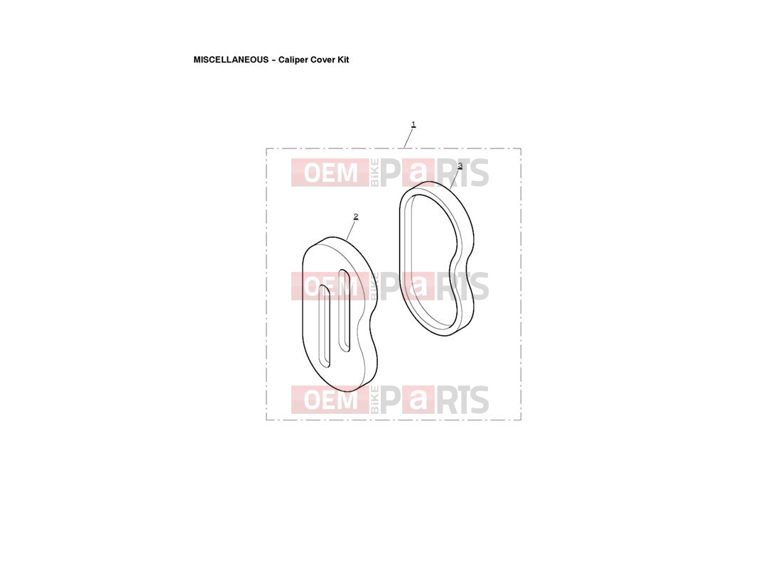 Triumph 2002 THUNDERBIRD Caliper Cover Kit