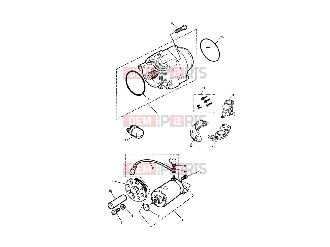 Triumph 2002 THUNDERBIRD Alternator/Starter