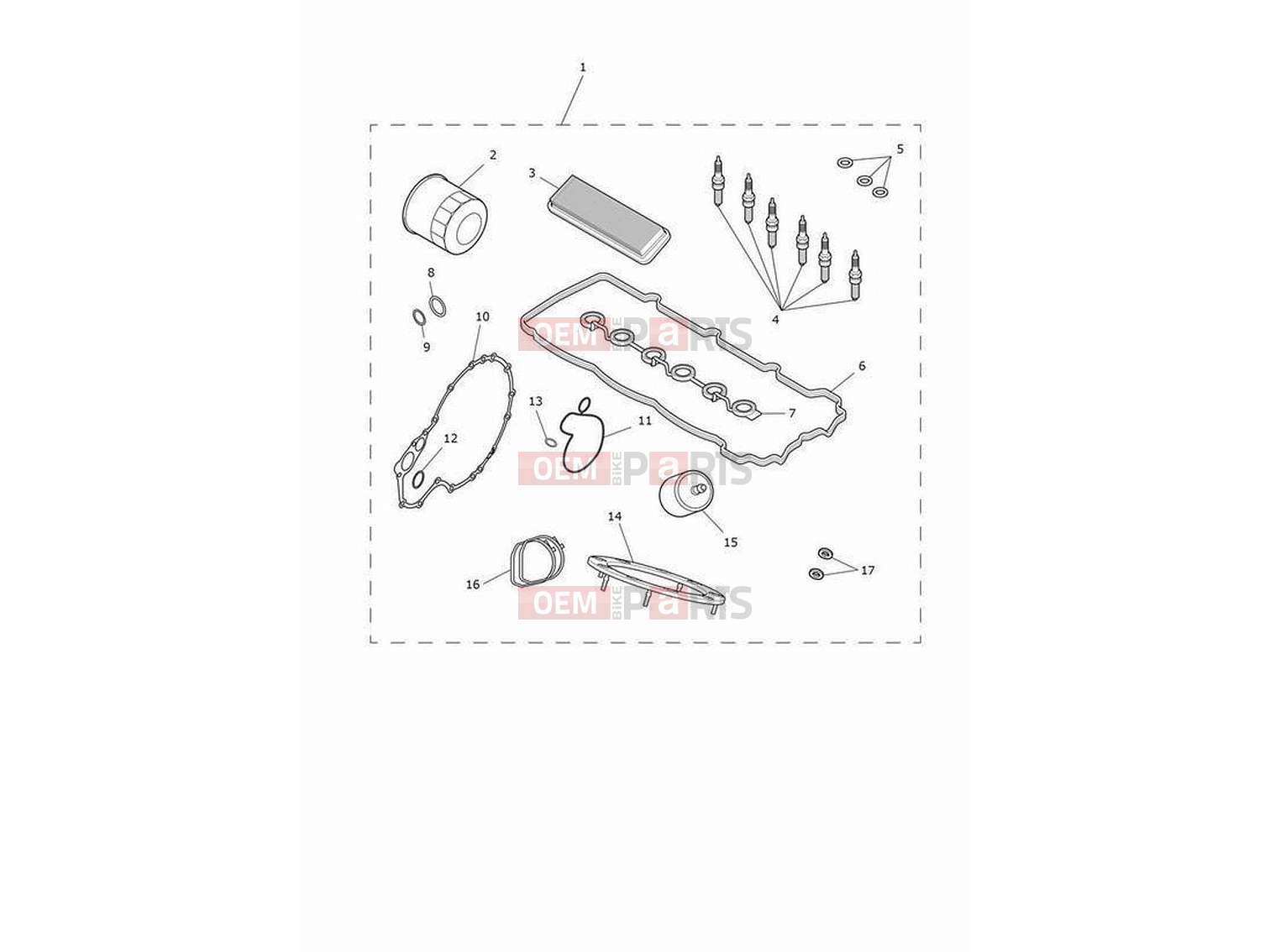 Triumph 2023 Rocket 3 R Engine service kits