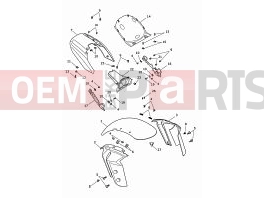 Triumph 2023 Rocket 3 GT Mudguards