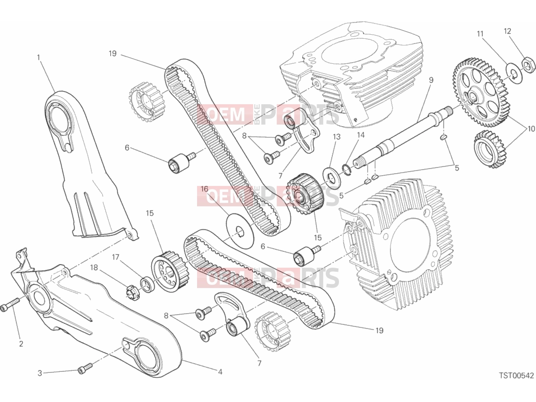 DUCATI 2016 Scrambler Classic DISTRIBUTION