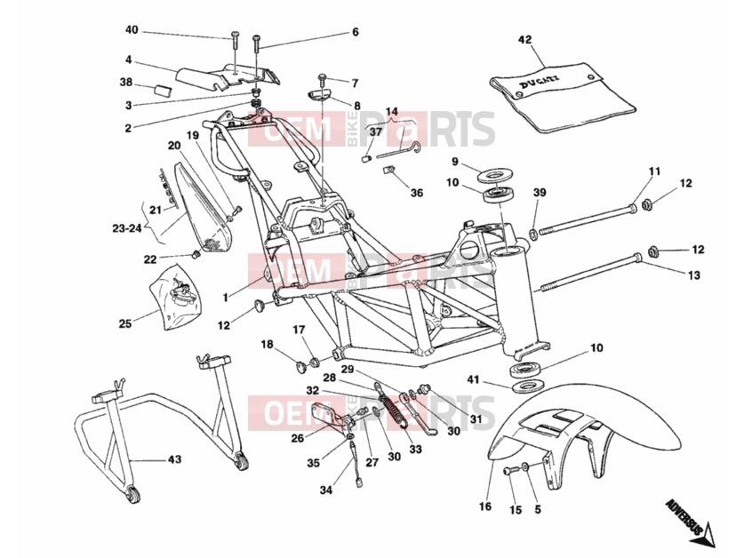 DUCATI 1996 Monster 900 FRAME » FRAME