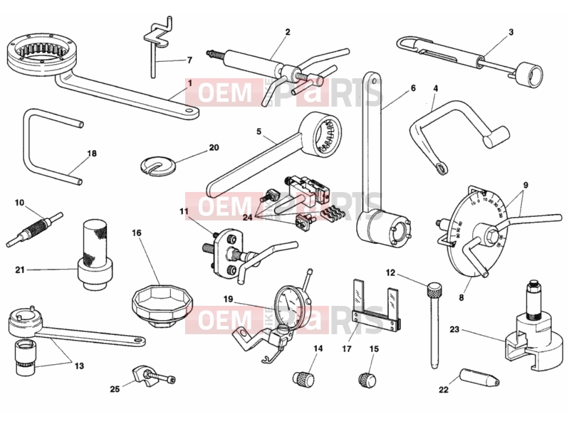DUCATI 1995 Monster 400 WORKSHOP SERVICE TOOLS » SPECIAL TOOLS