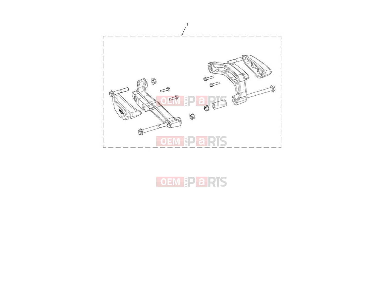 Triumph 2022 Trident 660 Frame Protector Kit