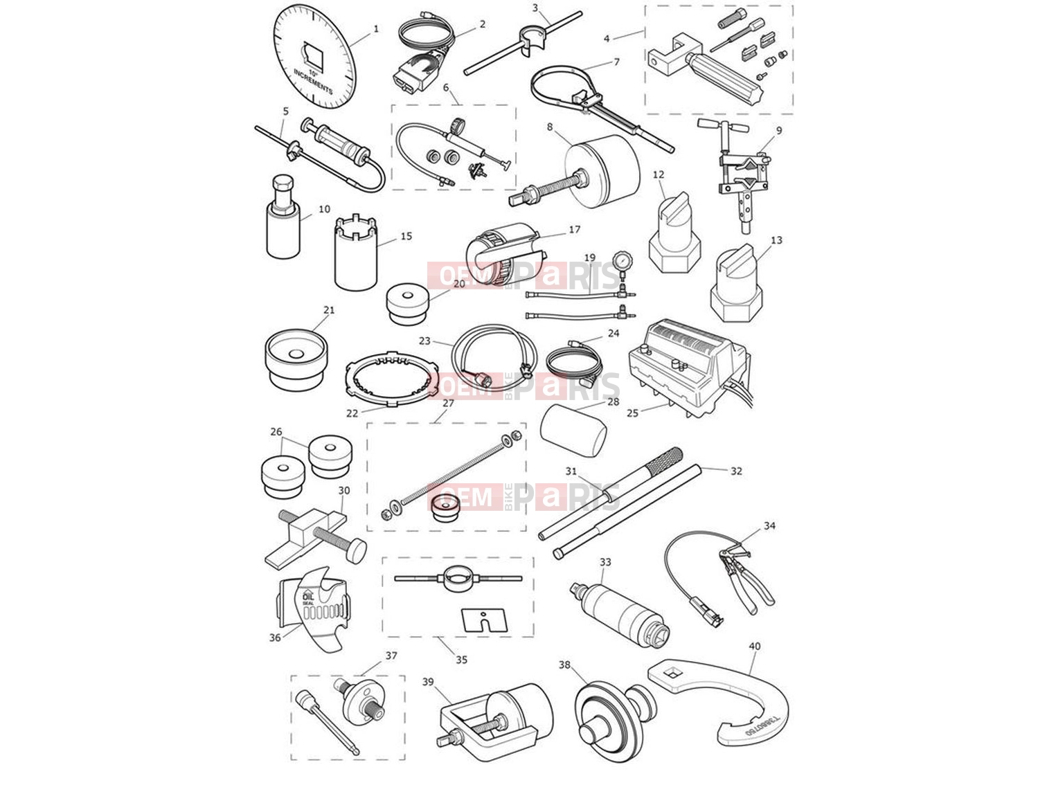 Triumph 2023 Trident 660 Service Tools