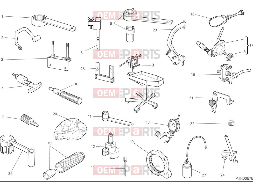 DUCATI 2025 Scrambler Icon Workshop service tools - engine