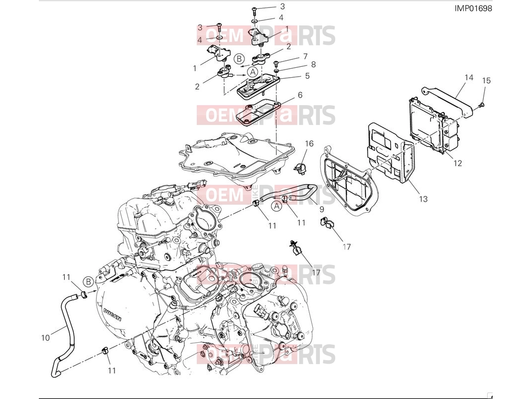 DUCATI 2025 Multistrada V2 S Engine control unit
