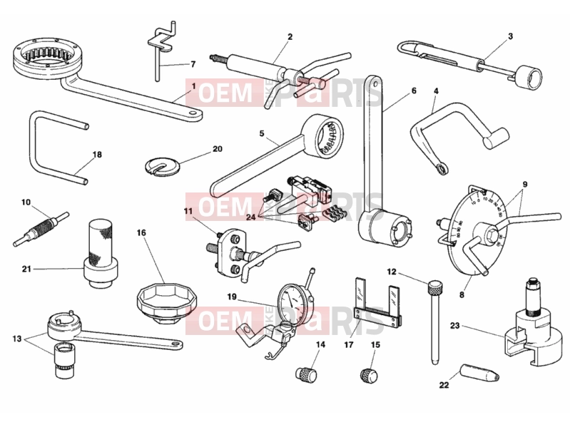 DUCATI 1994 Monster 600 WORKSHOP SERVICE TOOLS » SPECIAL TOOLS