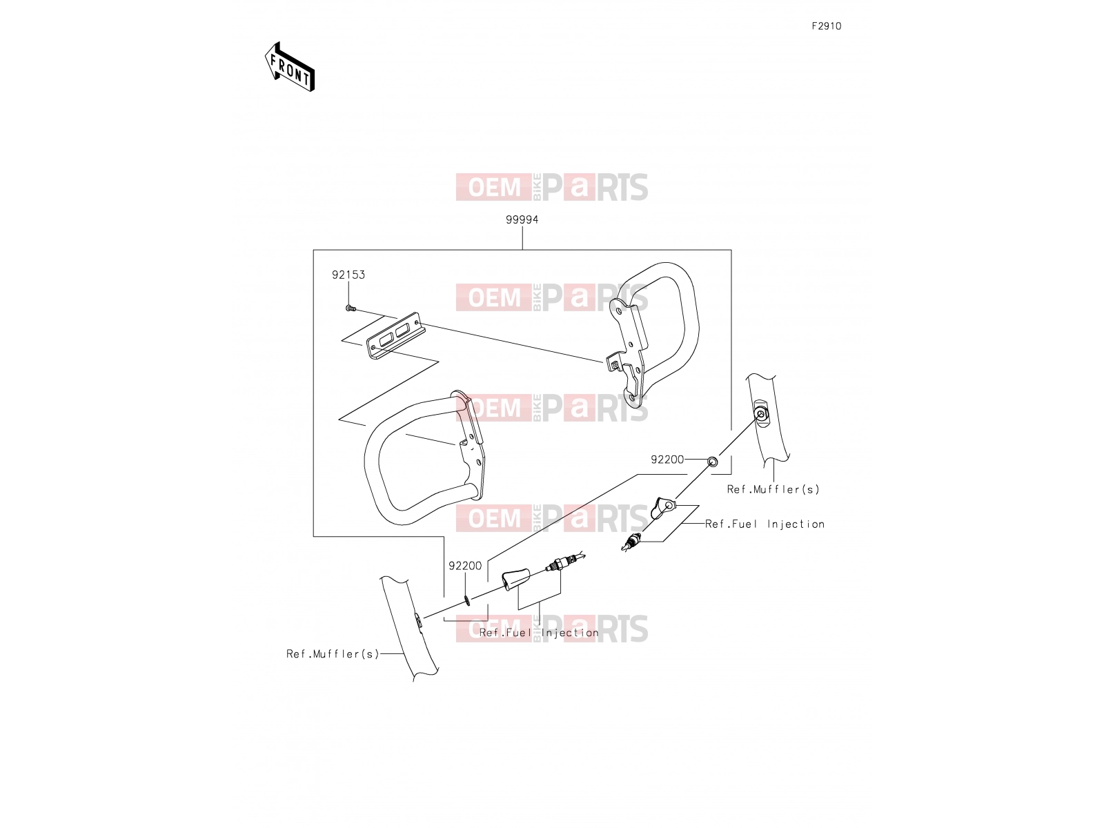 59 Accessory(Engine Guard) - Kawasaki W800 (EJ800DLF) 2020