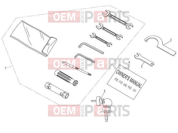 CFMOTO 2013 UTV UFORCE 600 (CF600-5) TOOLS