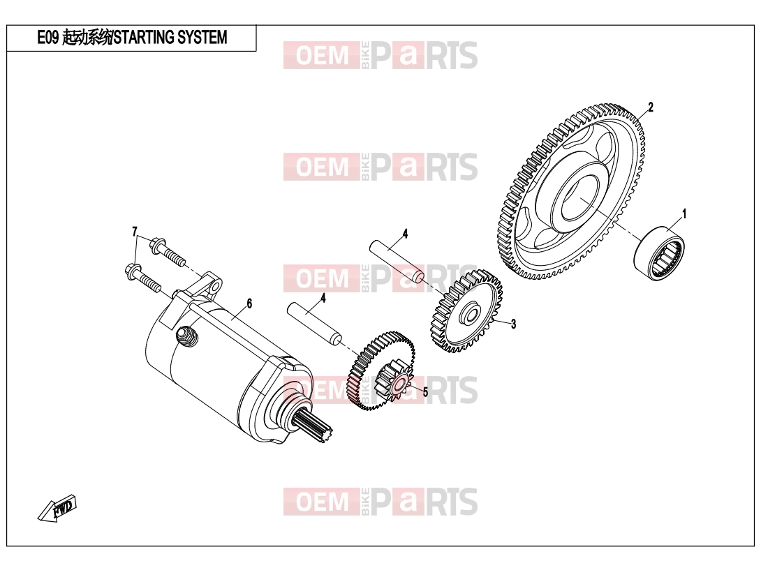 CFMOTO 2019 UTV UFORCE 800 (CF800UTR-2) STARTING SYSTEM - E09