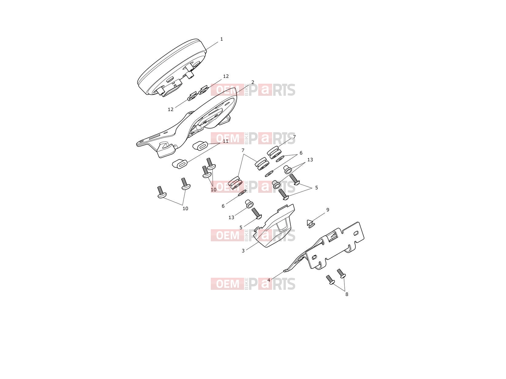 Triumph 2025 TRIDENT 660cc CN4040 > Instruments