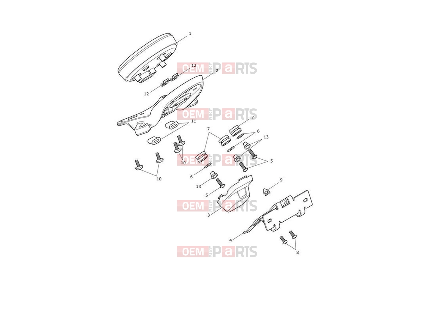 Triumph 2024 Trident 660 Instruments