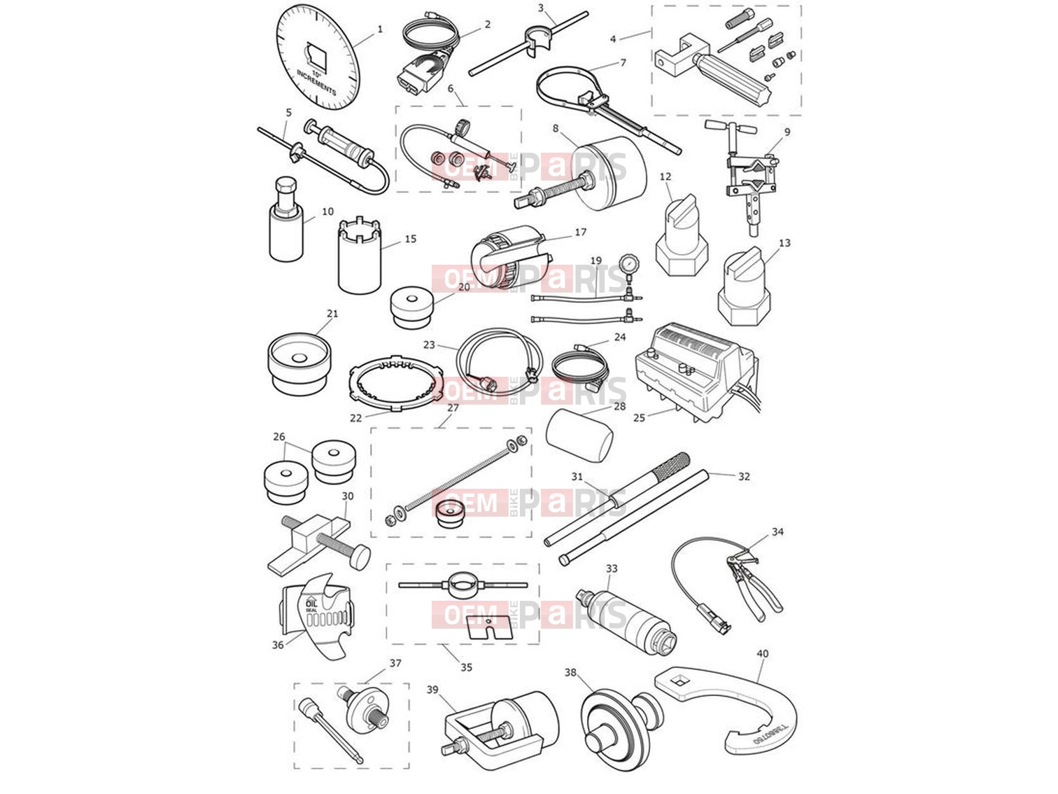 Triumph 2024 Trident 660 Service Tools