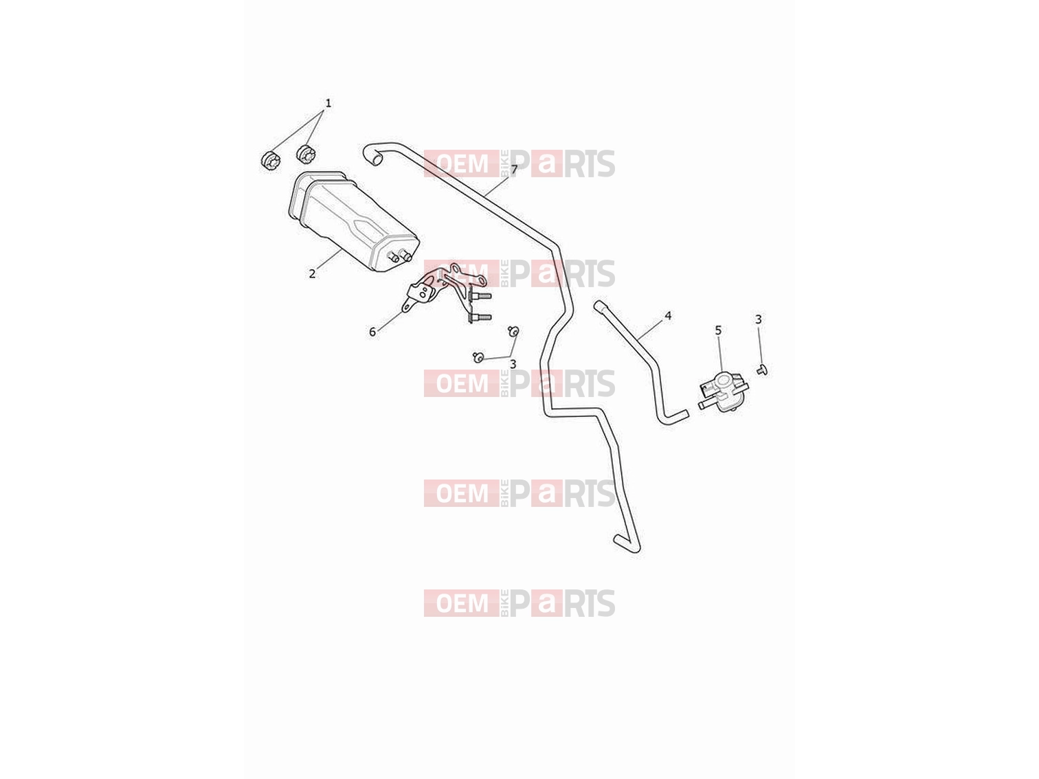 Triumph 2022 Rocket 3 R Evaporative system