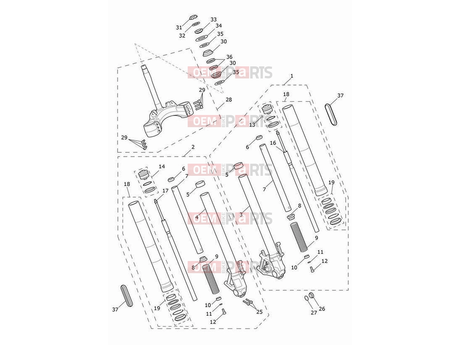 Triumph 2022 Rocket 3 R Front fork