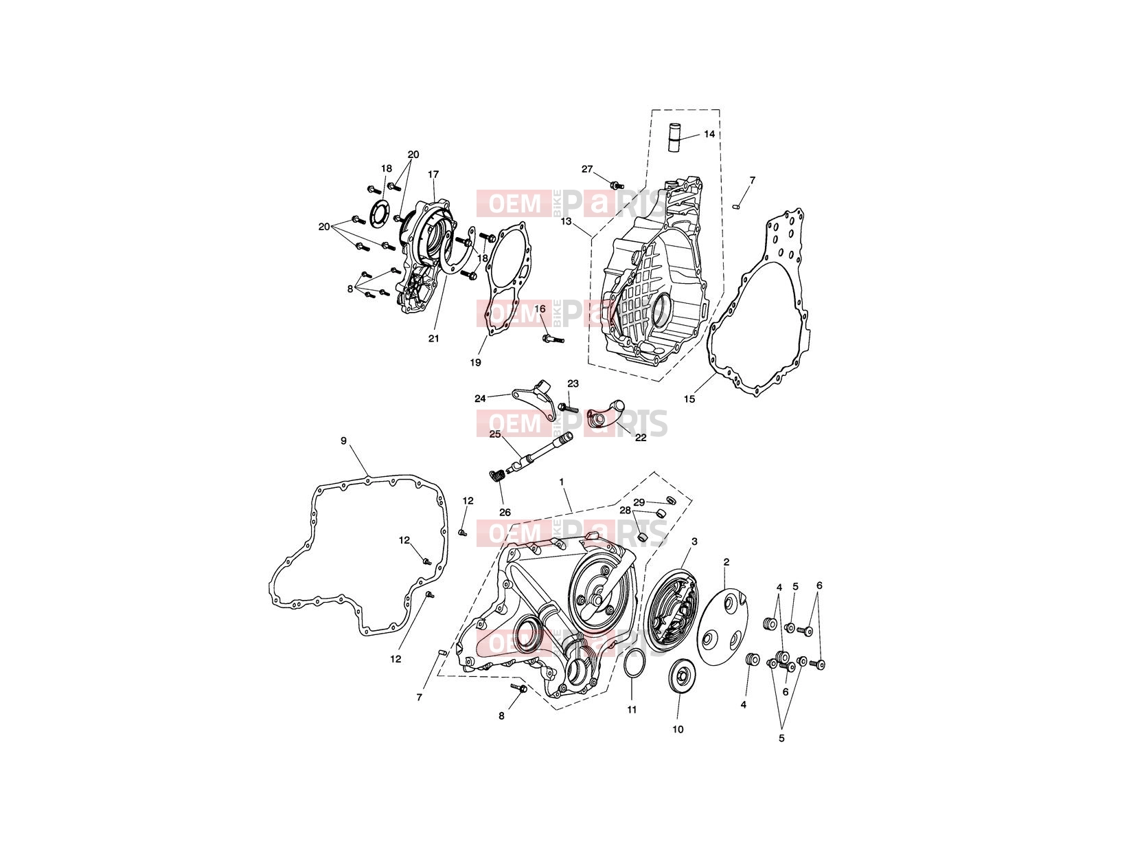 Triumph 2018 ROCKET III, CLASSIC & ROADSTER Engine Covers